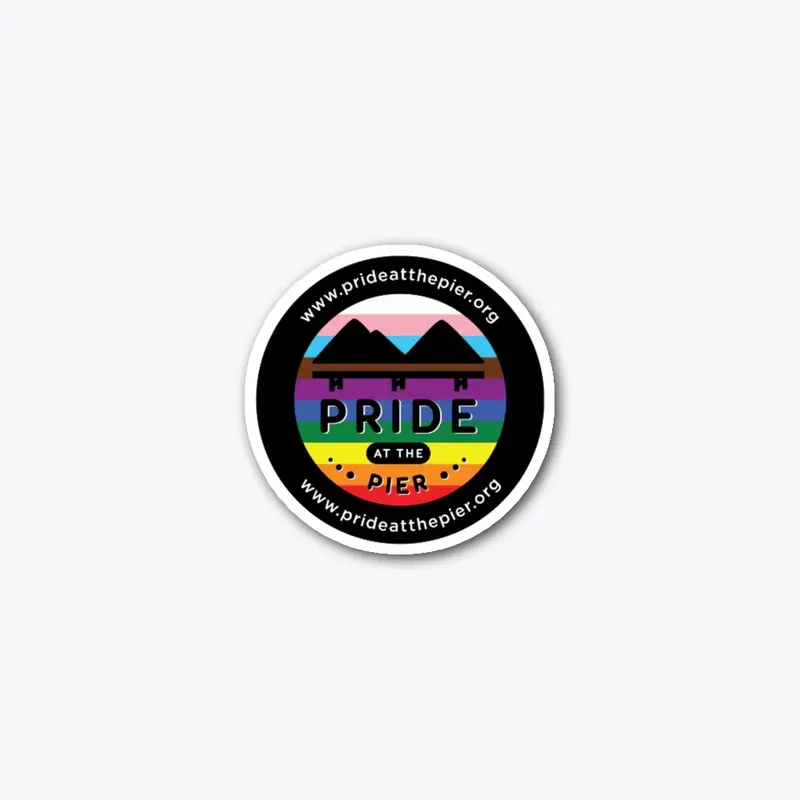 Pride At The Pier Logo Merch